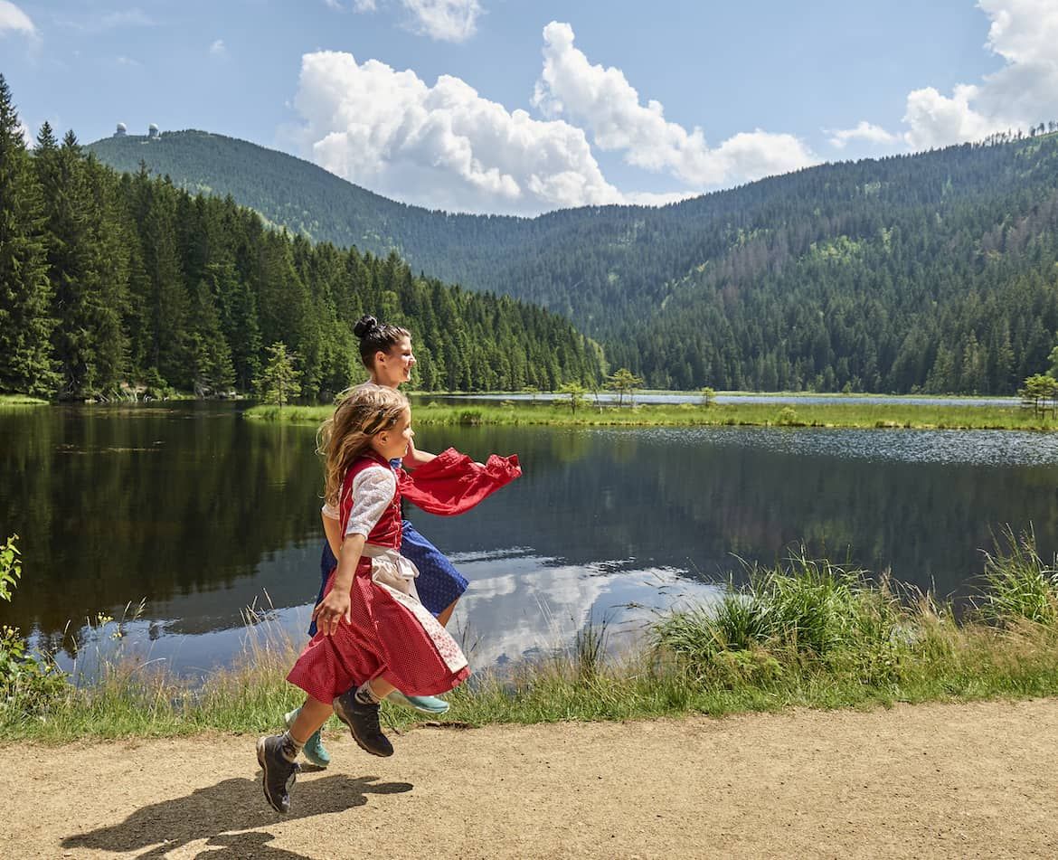 Familienurlaub am See im Bayerischen Wald 
