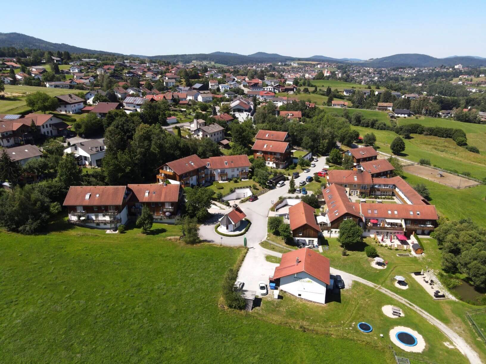 Luftaufnahme Feriendorf Schwarzholz