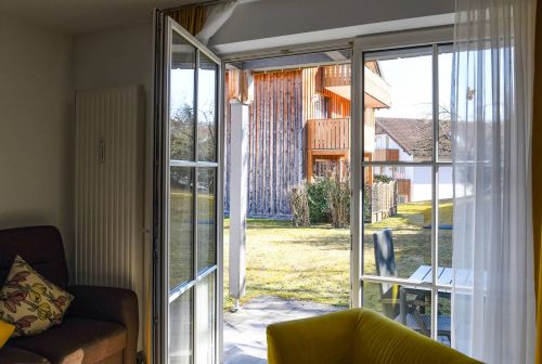 Terrassentür der Ferienwohnung