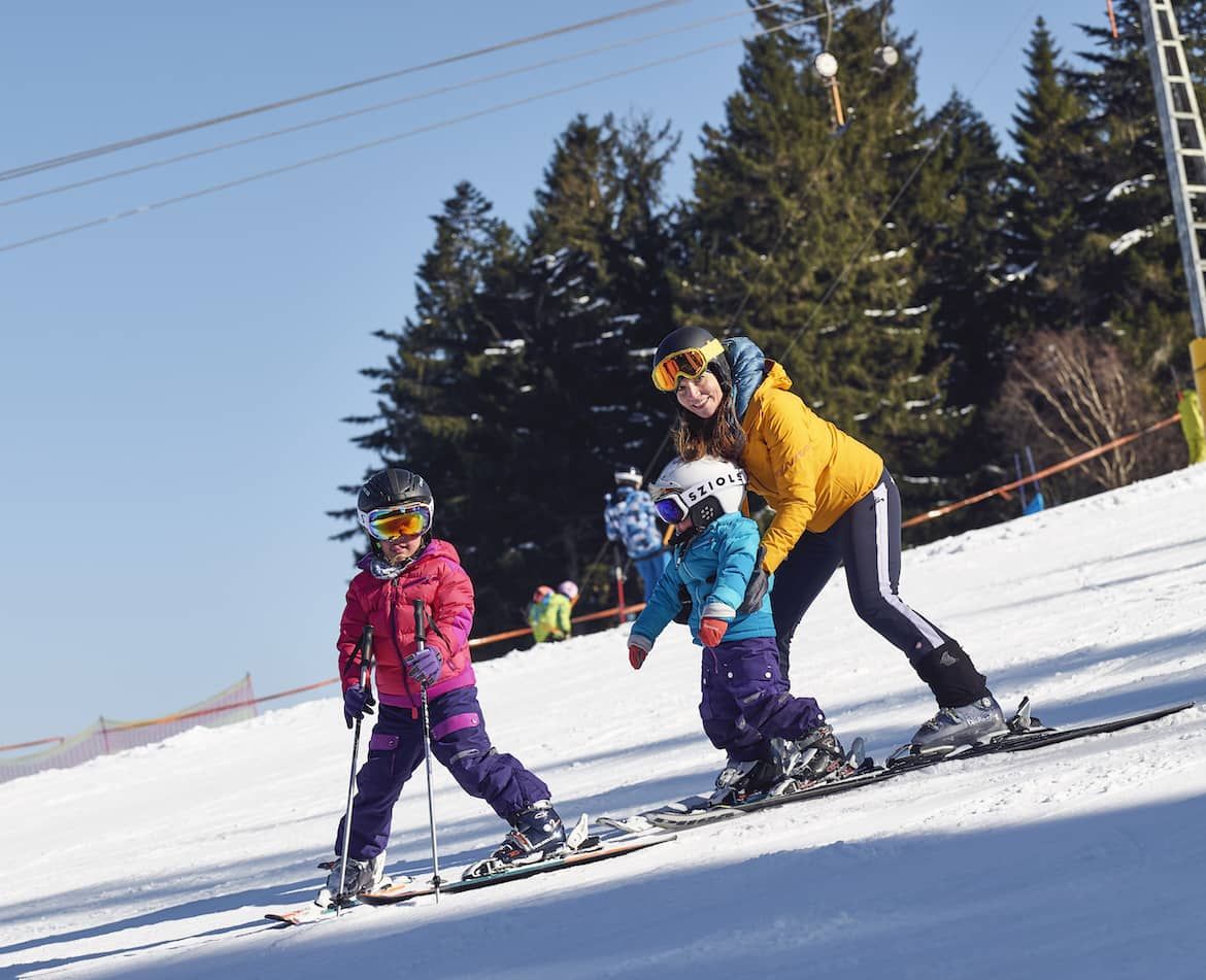 Winterurlaub im Bayerischen Wald - Ski fahren