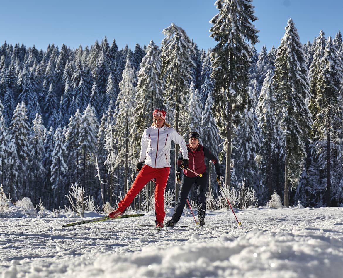 Winterurlaub im Bayerischen Wald - Langlaufen